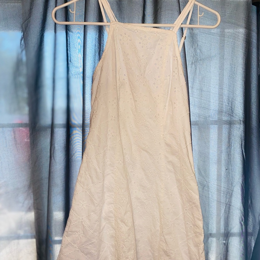 Hollister white dress